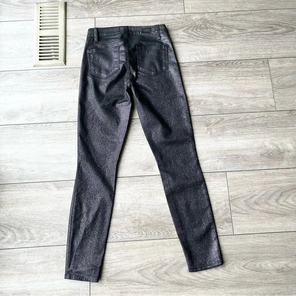 PAIGE Transcend Verdugo Ankle Skinny Jeans Shimmer  Coating - Picture 13 of 16